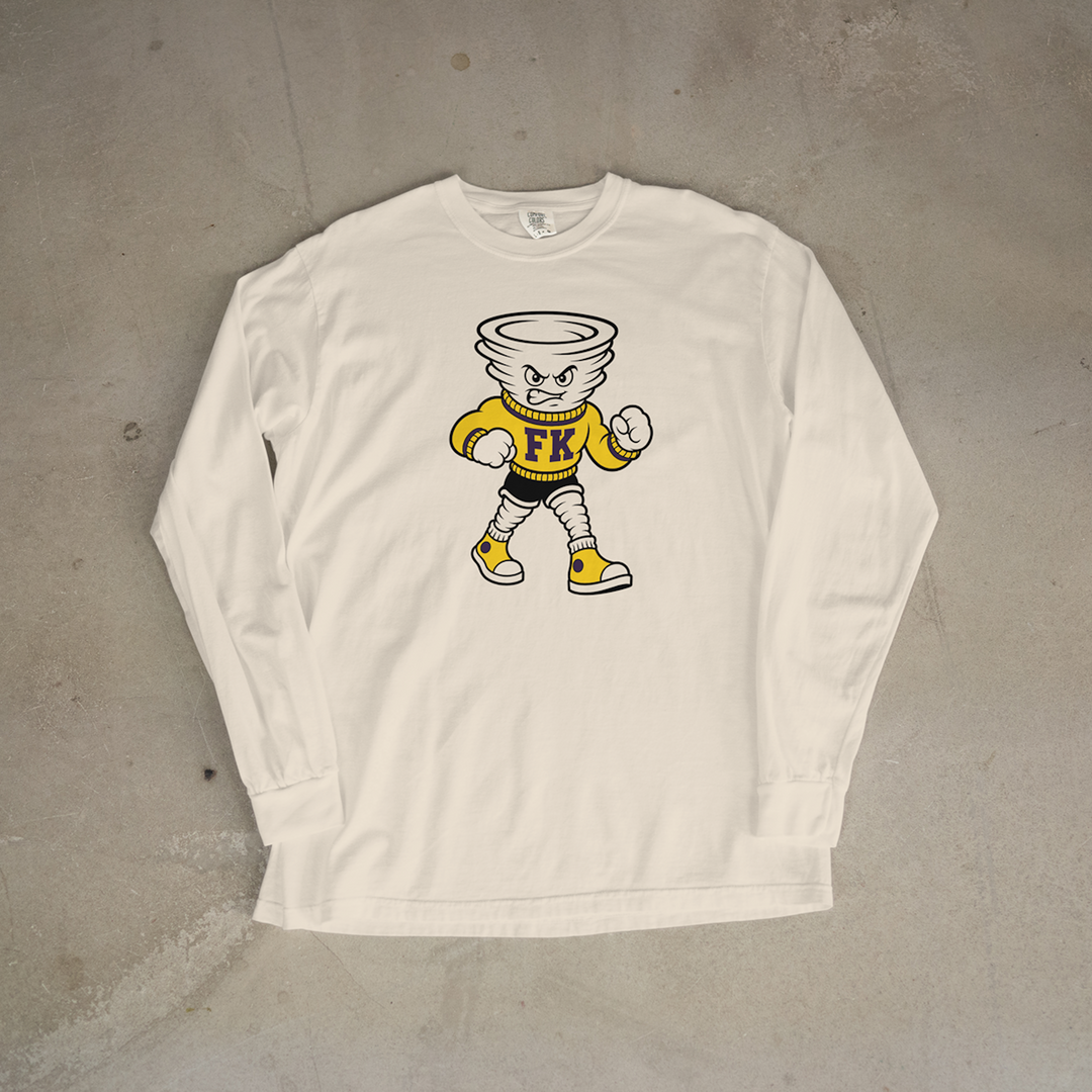 Coffeyville Fightin’ Golden Tornado Comfort Colors® Long Sleeve Tee