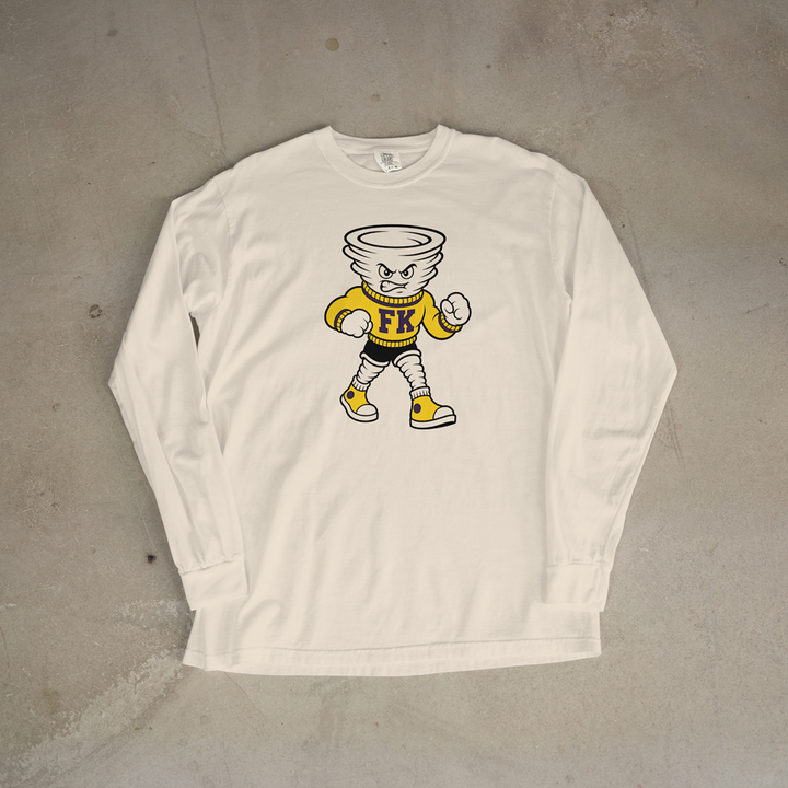 Coffeyville Fightin’ Golden Tornado Comfort Colors® Long Sleeve Tee