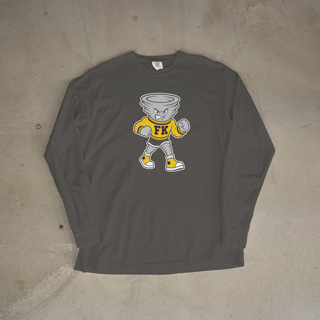 Coffeyville Fightin’ Golden Tornado Comfort Colors® Long Sleeve Tee