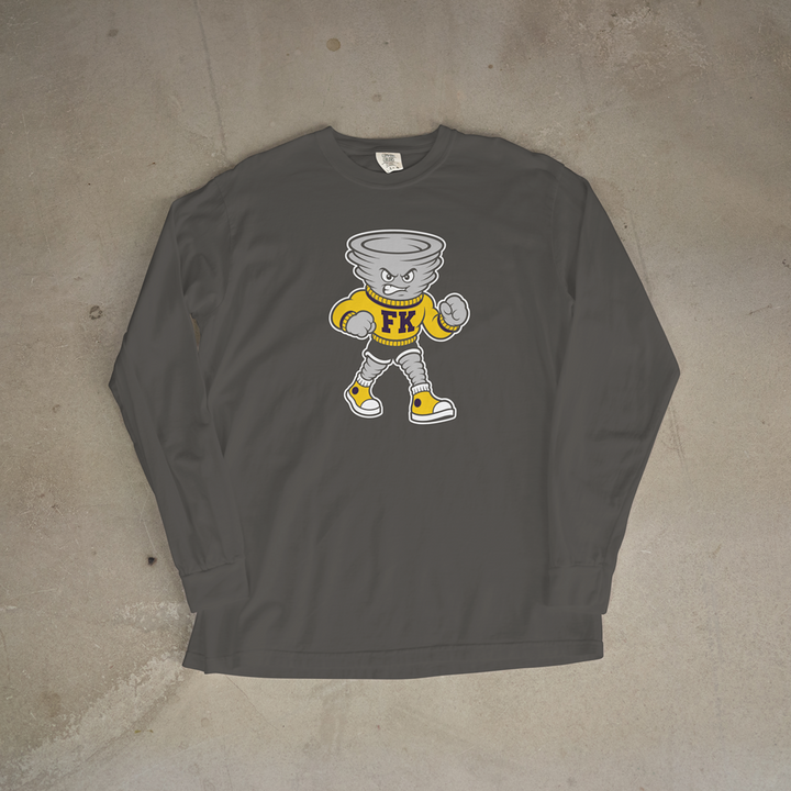 Coffeyville Fightin’ Golden Tornado Comfort Colors® Long Sleeve Tee