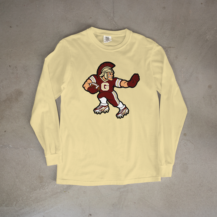 Girard Gridiron Trojan Comfort Colors® Long Sleeve Tee