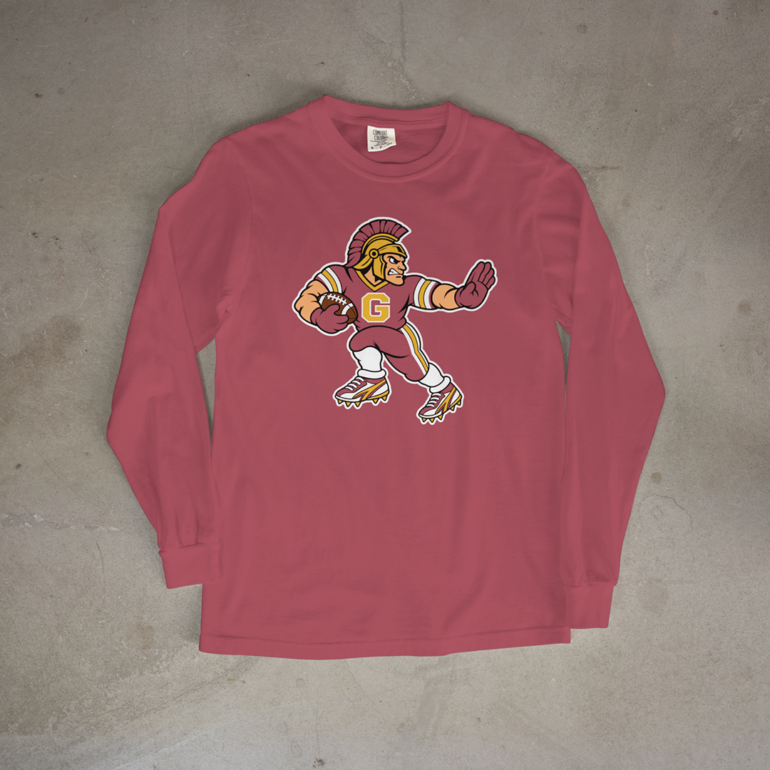 Girard Gridiron Trojan Comfort Colors® Long Sleeve Tee