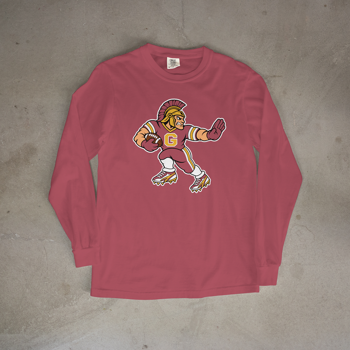 Girard Gridiron Trojan Comfort Colors® Long Sleeve Tee