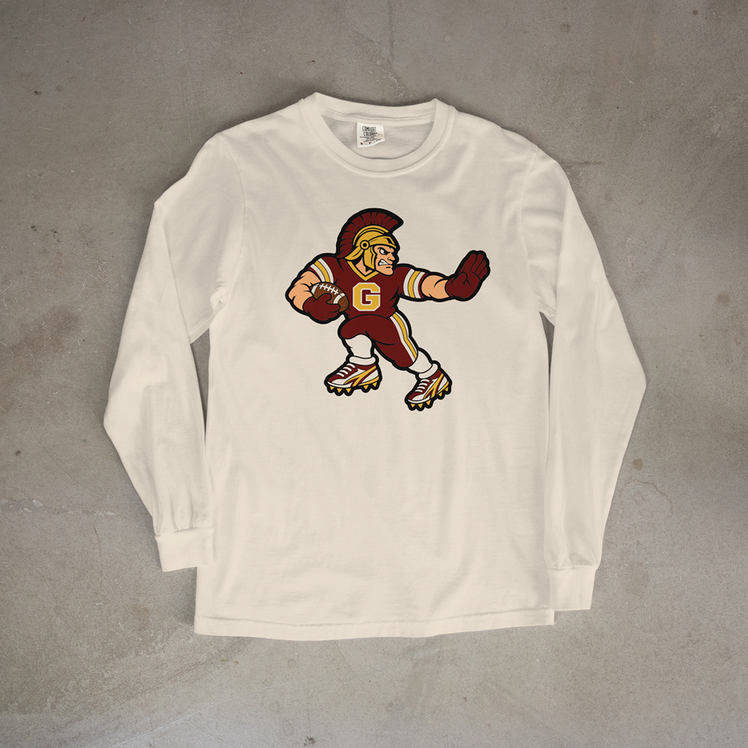 Girard Gridiron Trojan Comfort Colors® Long Sleeve Tee
