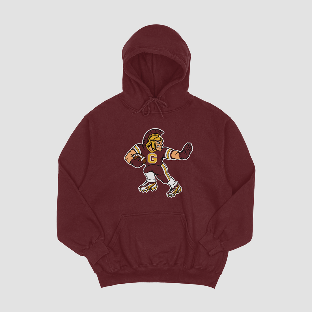 Girard Gridiron Trojan Hooded Fleece