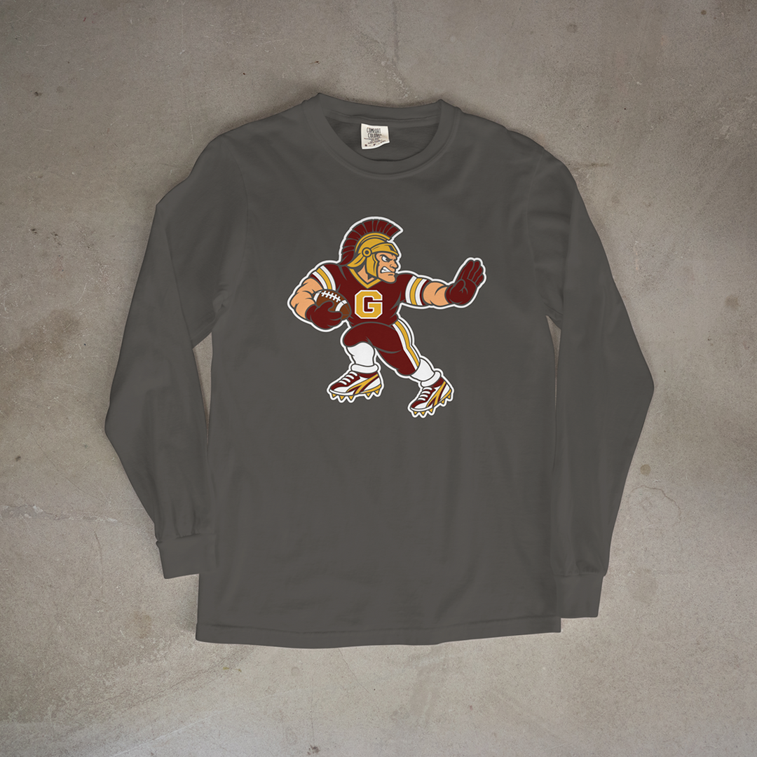Girard Gridiron Trojan Comfort Colors® Long Sleeve Tee