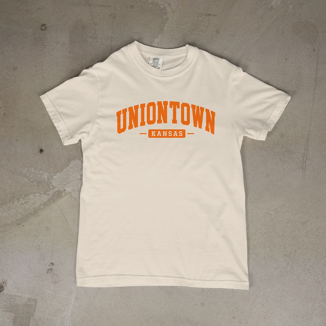 Uniontown Kansas Comfort Colors® Short Sleeve Varsity Tee