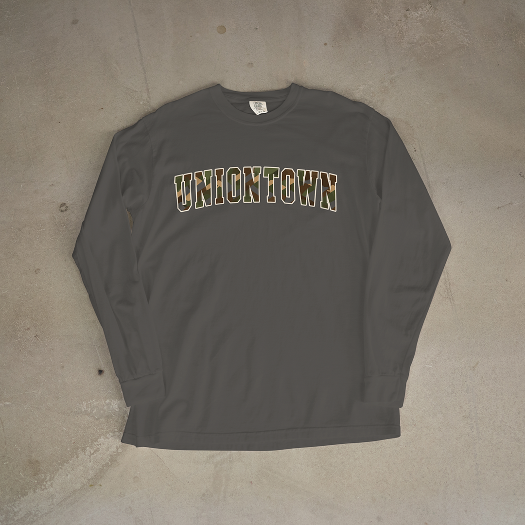 Uniontown Camo Series Comfort Colors® Long Sleeve Tee