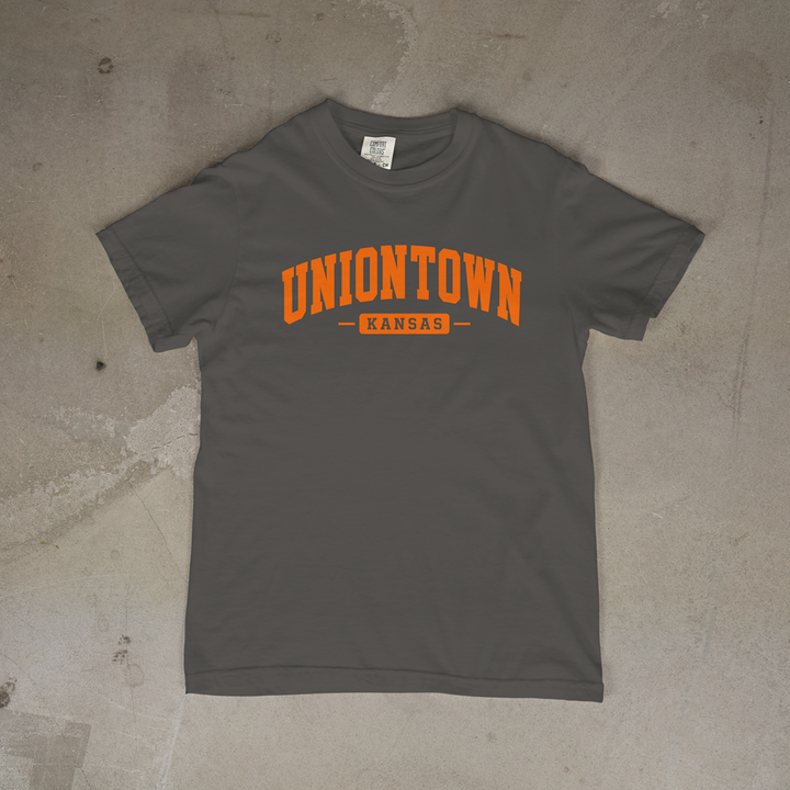 Uniontown Kansas Comfort Colors® Short Sleeve Varsity Tee