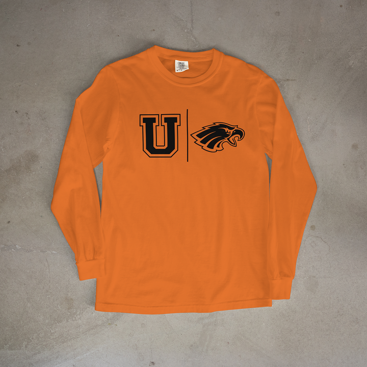 Uniontown Eagle Slash Comfort Colors® Long Sleeve Tee