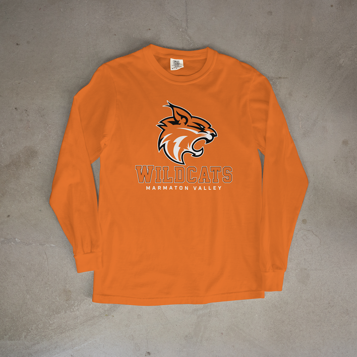 Marmaton Valley Varsity Comfort Colors® Long Sleeve Tee