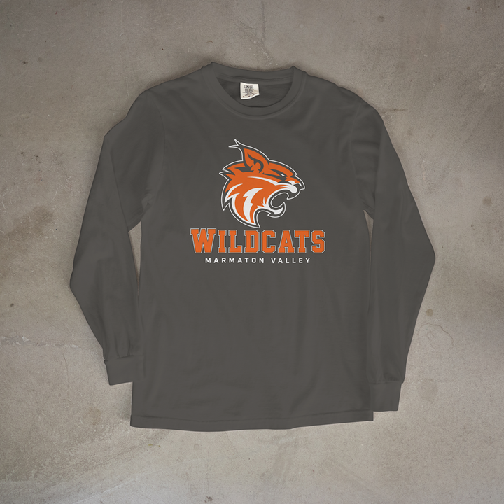 Marmaton Valley Varsity Comfort Colors® Long Sleeve Tee